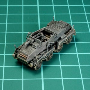 1/144 3D Printed WWII SdKfz233 Eight Wheeled Armoured Car. Unpainted or painted