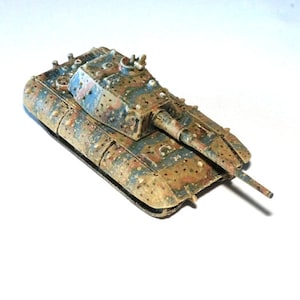 1/144 3D Printed &#39;46 E-100 Super Heavy Tank with Ausf B Turret. Unpainted or painted