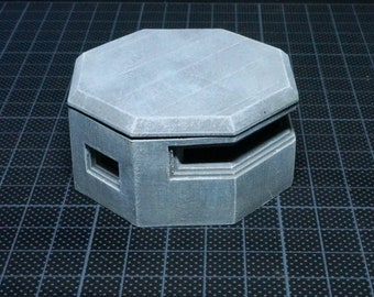 1/144 3D Printed Wargame Accessory - Generic Bunker