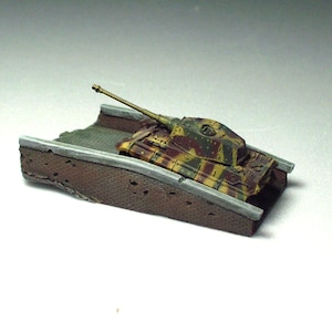 1/144 3D Printed Wargame Accessory - Bombed Country Bridge