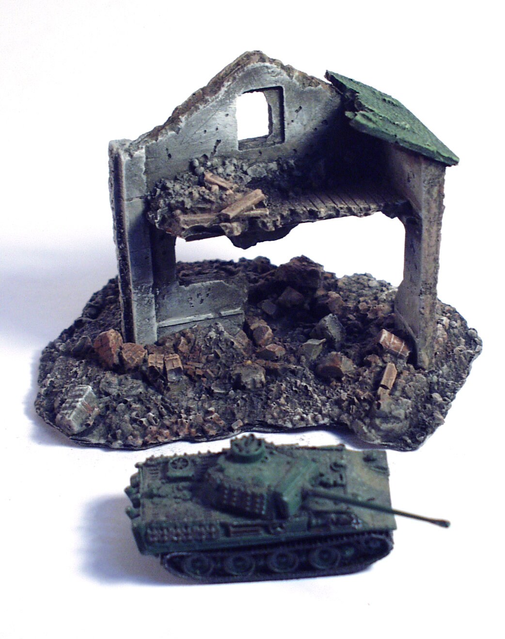 1/144 3D Printed Wargame Accessory - Brick Building and Rubbles - Etsy