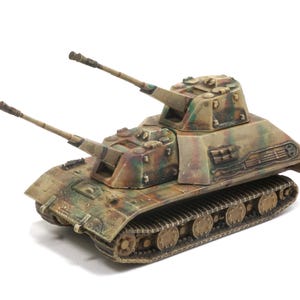 1/144 3D Printed &#39;46 Flak E-100 with Twin 55mm Flak Zwilling. Unpainted or painted