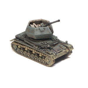 1/144 3D Printed WWII Flakpanzer IV &quot;Ostwind&quot;. Unpainted or painted