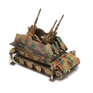1/144 3D Printed &#39;46 Flak E-100 88mm Drilling. Unpainted or painted