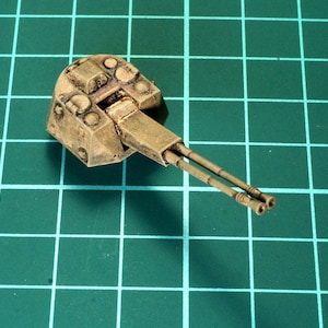 1/144 3D Printed &#39;46 Flakpanther Turret with 5.5cm Zwilling Geraet 58 (Rheinmetall) for conversion. Unpainted or painted