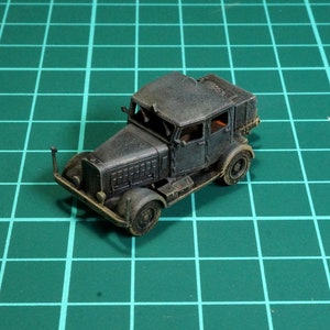 1/144 3D Printed WWII Hanomag SS 100 4×2 Heavy Tractor. Unpainted and unassembled or painted in  different colour scheme