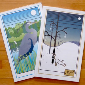Frameable art poster prints, any card design