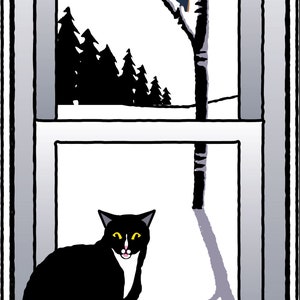 Luminary - Tuxedo Cat design