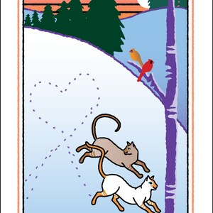 Greeting card - Two of Us: for Valentine&#39;s Day, Engagement, Anniversary