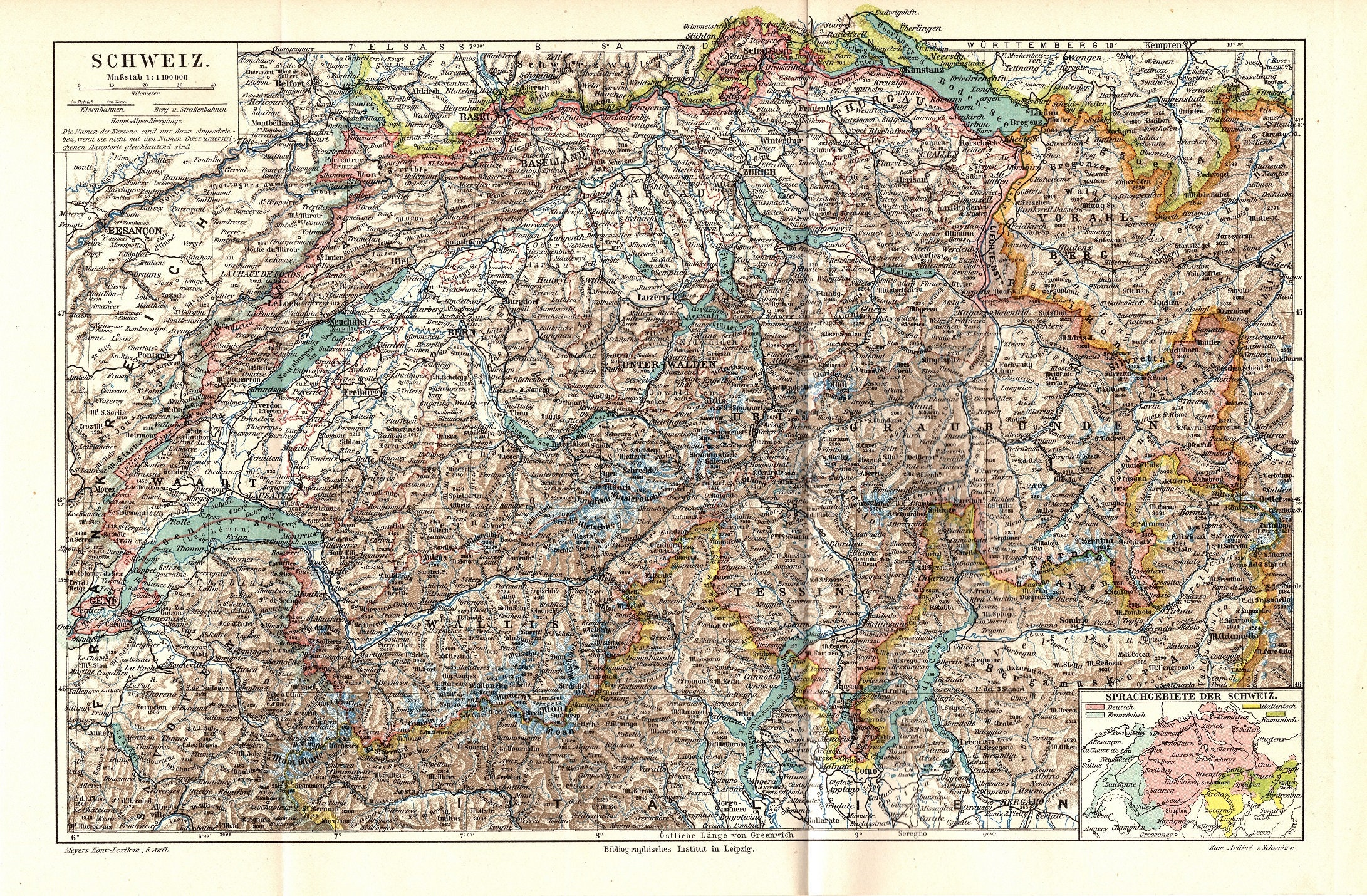 Original 1897 Antique Colour lithography print of a beautiful map of East and West Prussia Germany Baltic Sea Konigsberg Berlin Empire Eagle Original 1897 Antique Colour lithography print of a beautiful map of East and West Prussia Germany Baltic Sea Konigsberg Berlin Empire Eagle