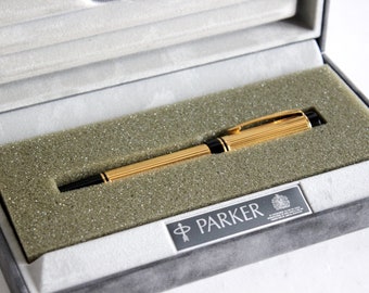 1990er Jahre Parker Duofold Centennial Gold Füllfederhalter