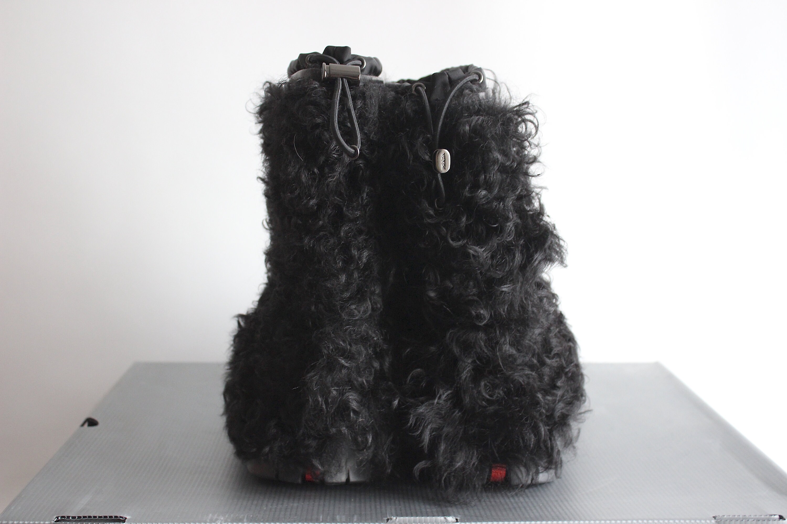 Vintage Glam: Prada Sport Curly Hair Après-ski Boots From Vintage Glam: Prada Sport Curly Hair Après-ski Boots From