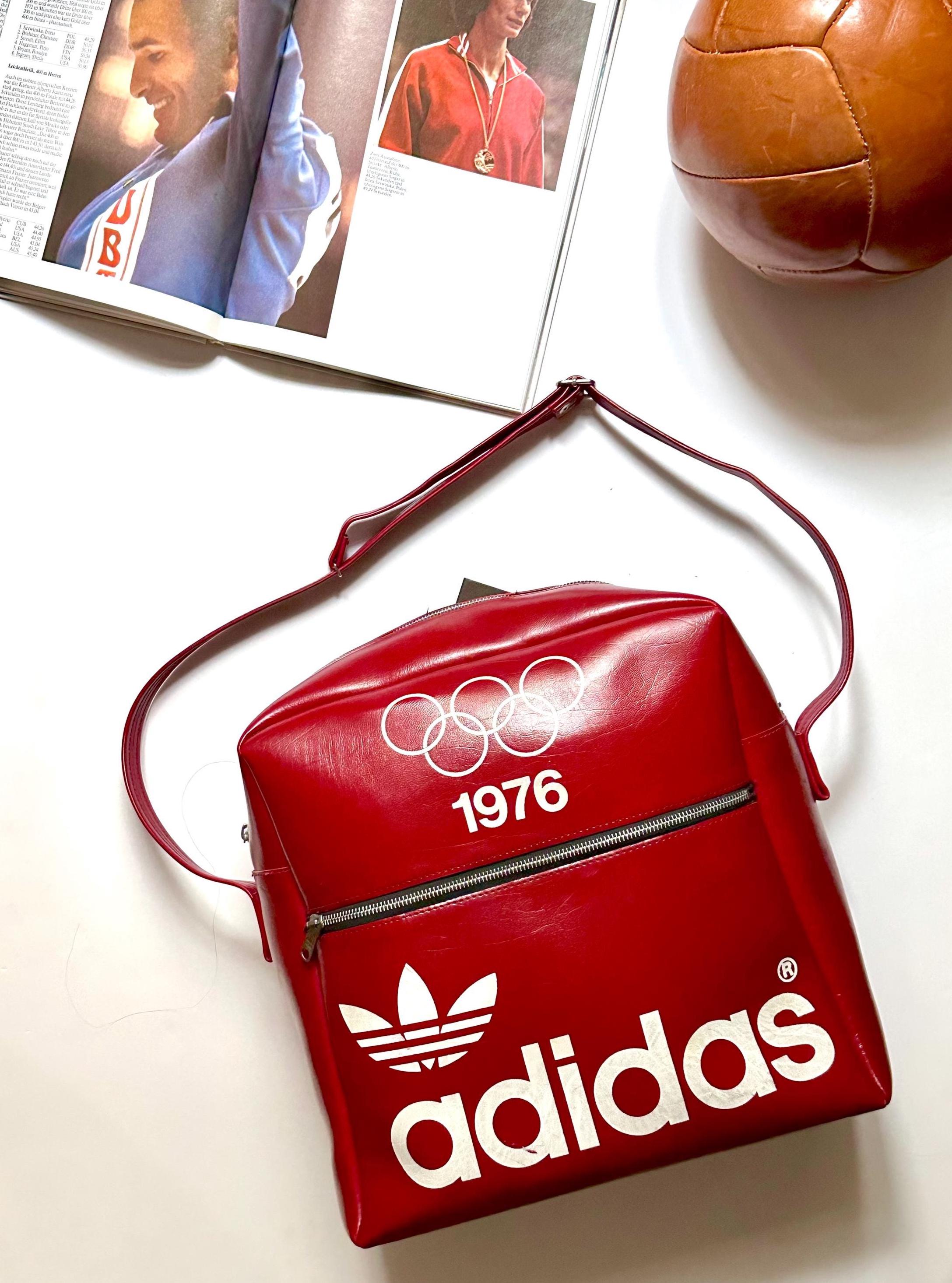 Vintage Adidas Olympic Shoulder Bag 1976 With Official Innsbruck