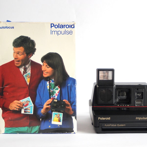 Polaroid IMPULSE Autofokus-System. Mit Originalverpackung. Neu. Minze. 1986-1992. Vereinigte Staaten.