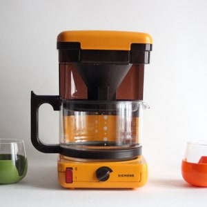 SIEMENS Filter Coffee Maker TC 6404 Orange. Space Age Coffee