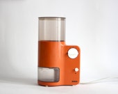BOSCH K3 orange electric coffee grinder. Space Age Era design