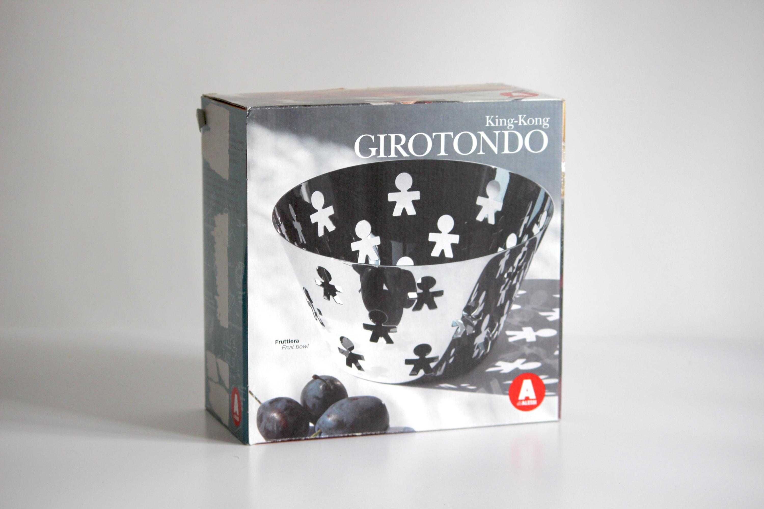 Alessi Girotondo Stainless Steel Fruit Bowl XL. King Kong Design