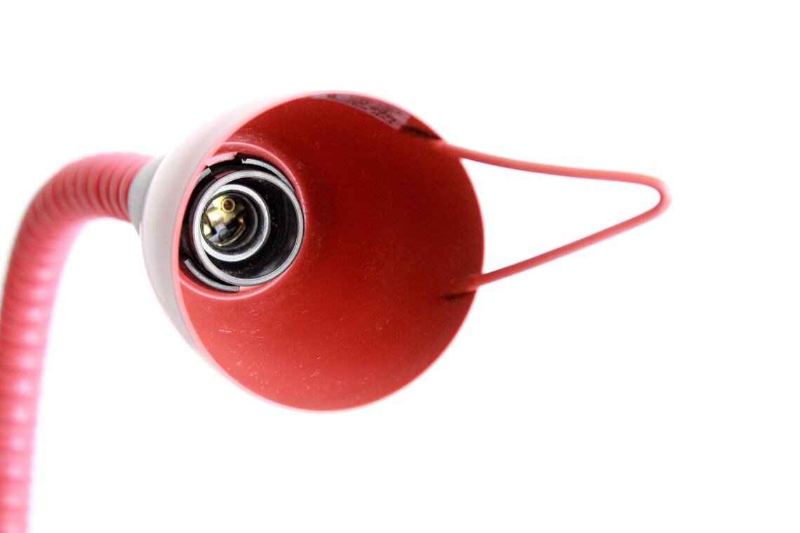 Red IKEA K9701 clamp lamp – vintage 80s desk light with flexible neck | EU Plug, foto 4 di 4