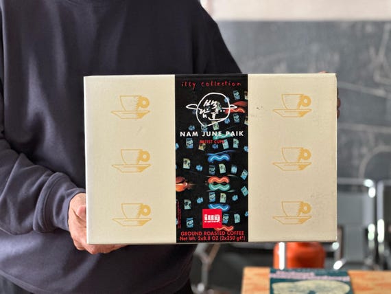 Illy Art Collection Espresso Set by Nam June Paik (1996). Limited