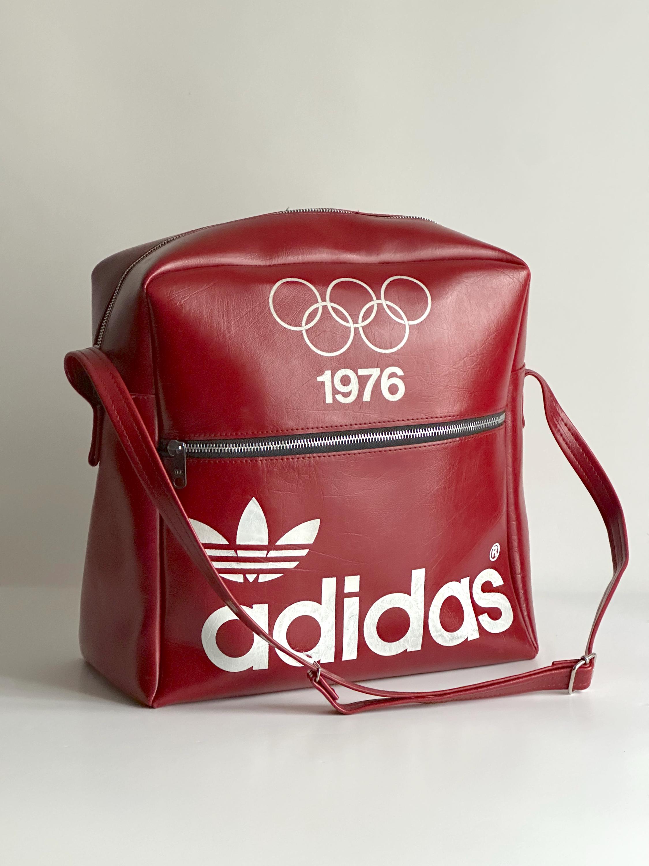 Vintage Adidas Olympic Shoulder Bag 1976 With Official Innsbruck