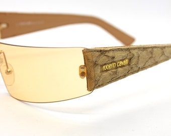 Roberto Cavalli visière Didone Snake skin leather Sunglasses Roberto Cavalli visière Didone Snake skin leather Sunglasses Roberto Cavalli visière Didone Snake skin leather Sunglasses Roberto Cava