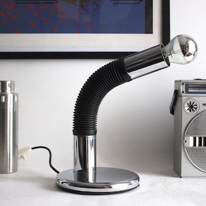 ヴィンテージ Targetti Sankey Space Age テーブルランプ。 E.ベリーニ。 1970年代のイタリア。