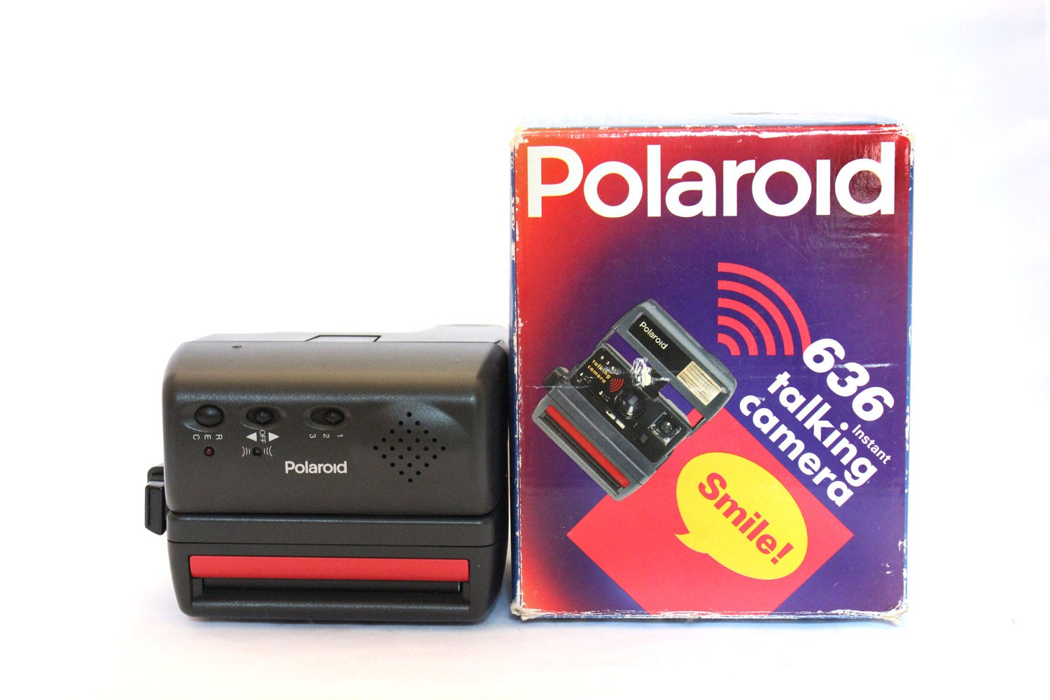 ポラロイドカメラ636  talking camera Polaroid 636 Talking Camera - Etsy