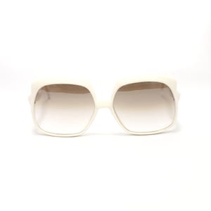 VIDROS VINTAGE BRANCOS. Lente marrom degradê – totalmente nova