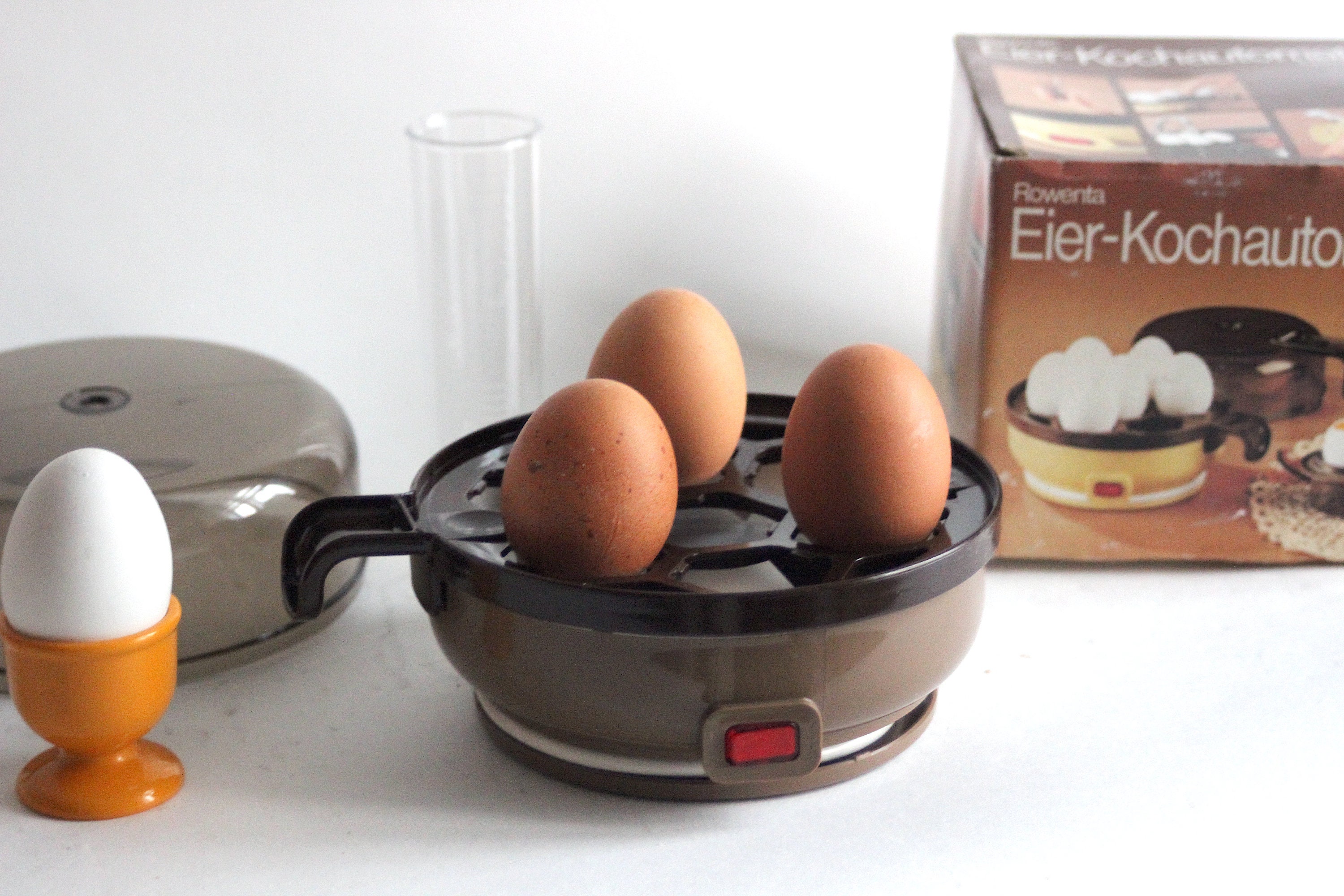 Rowenta Luxus KG-75 Egg Boiler. Vintage Egg Cooker. Space Age Egg Boiler.  Germany 1970s. 