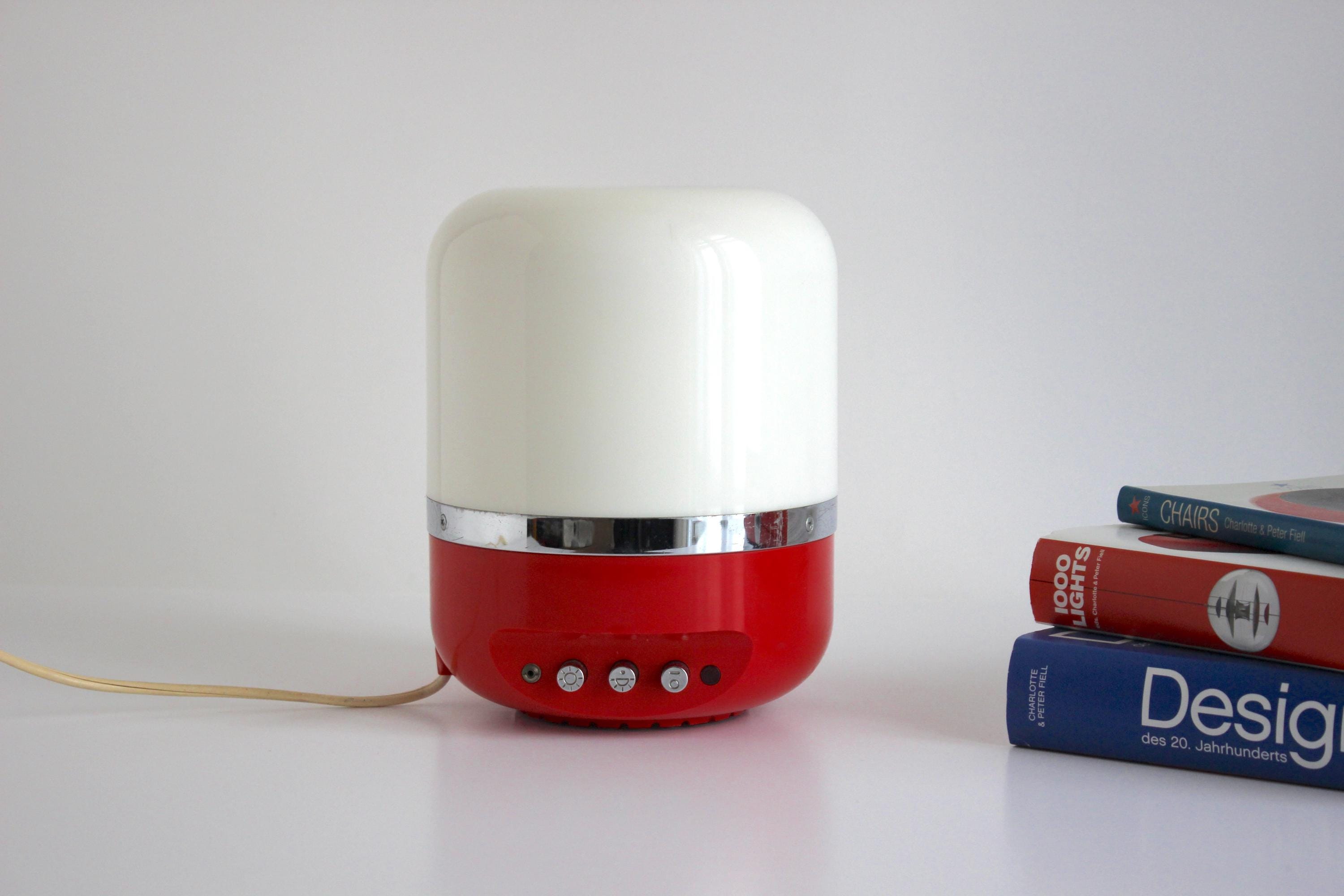 Europhon capsule lamp radio – Adriano Rampoldi. Italian space age design, 1970s