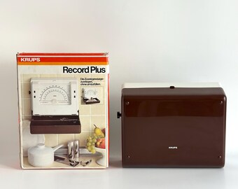 ヴィンテージ Krups製キッチンスケール 1900-1930年頃（送料込み） Vintage Krups Record Plus Wall Mounted Kitchen Scale With Original