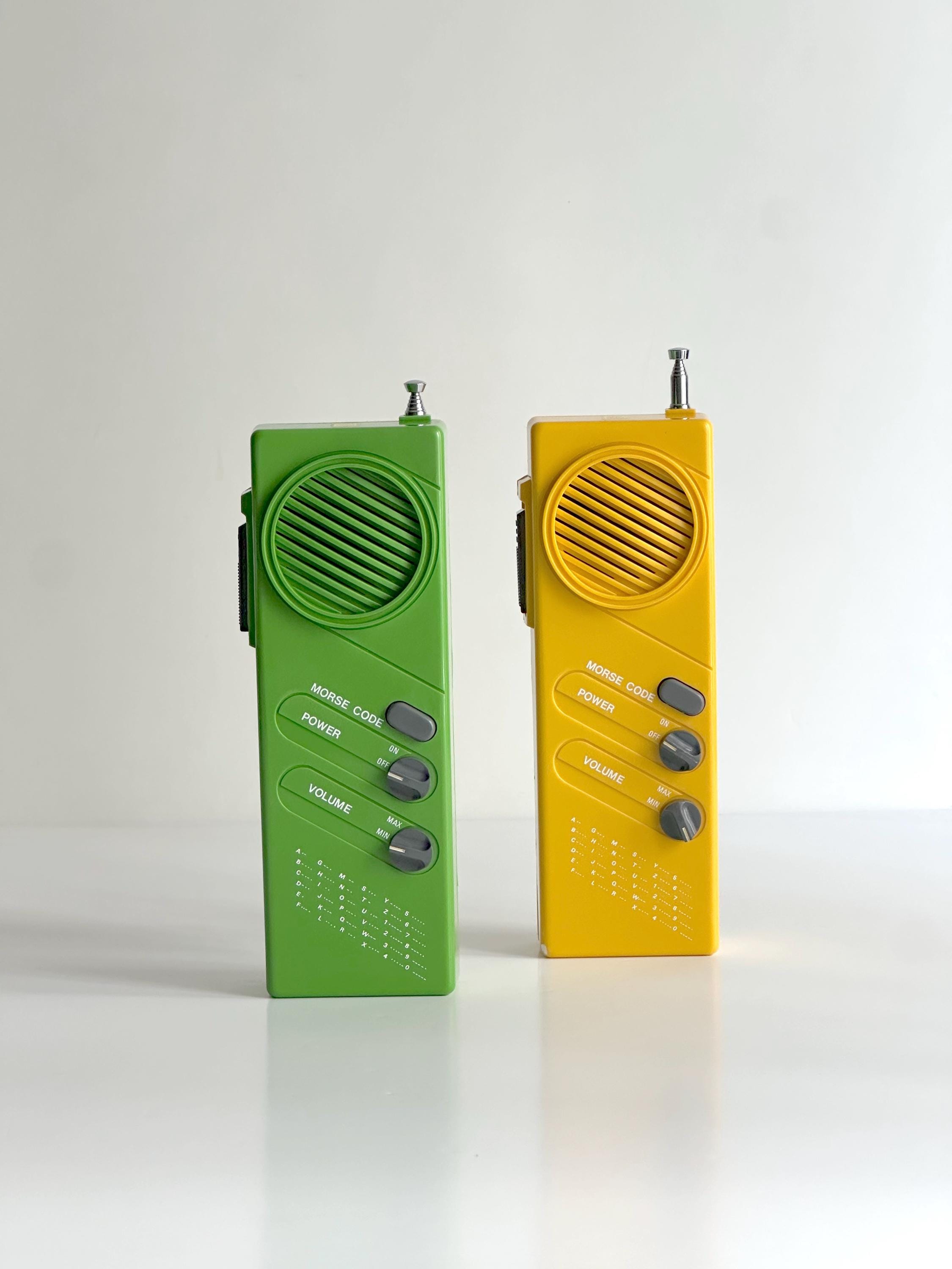 Vintage FM Walkie Talkie Set With Box, 1980s Asahi Corporation 2