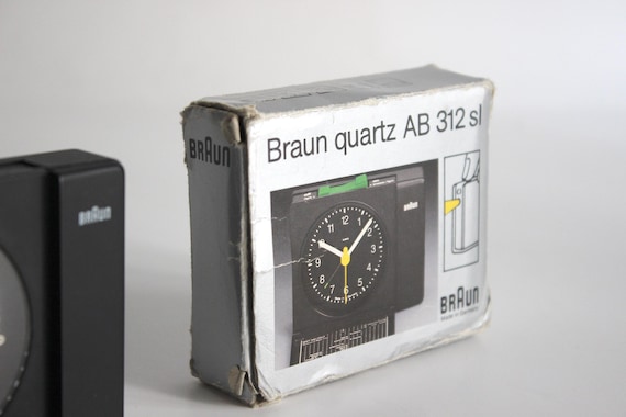 Boxed Braun Travel Alarm Clock AB 312 Sl. Dieter Rams / Dietrich