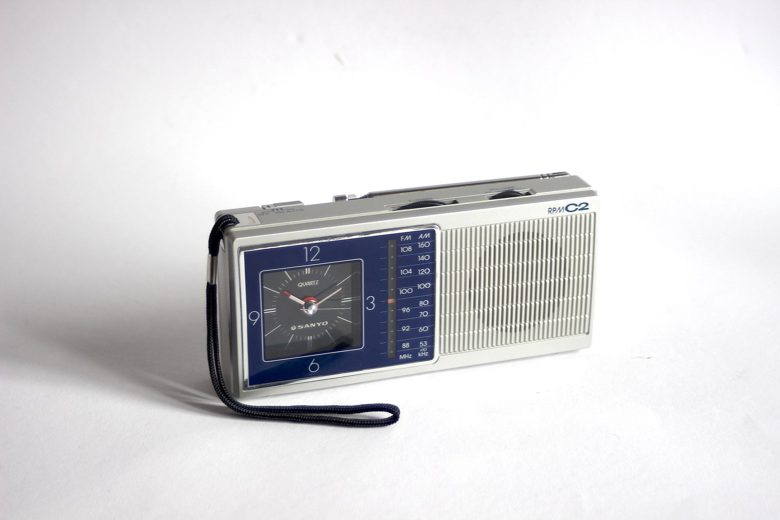 SANYO Am/fm Radio With Alarm Clock Mod. RPMC2. Japan 1985 Etsy