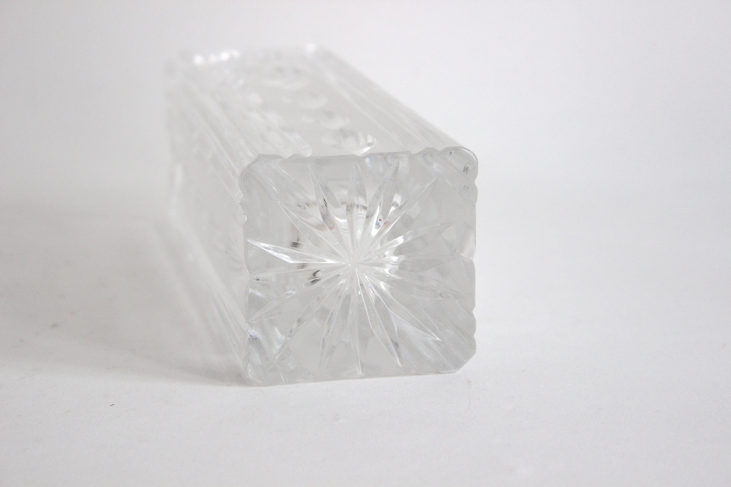 Vintage 1970s H.G. Echt Bleikristall Lead Crystal Vase From