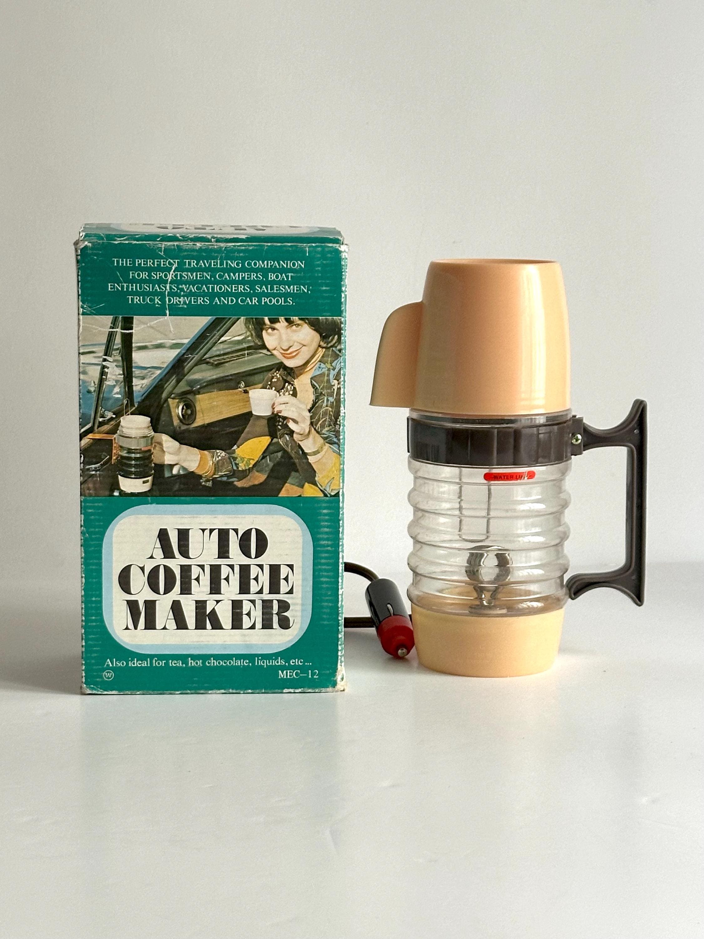 ビンテージ auto coffee maker Vintage Auto Coffee Maker for Car – 12v Travel Coffee Heater With