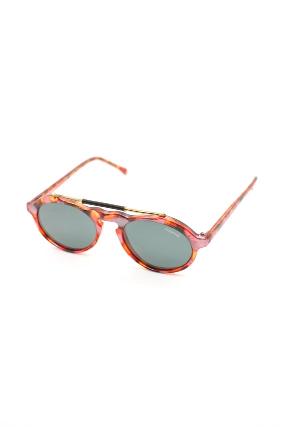 POLAROID aviator/gatsby acetate NEW VINTAGE sungl… - image 2