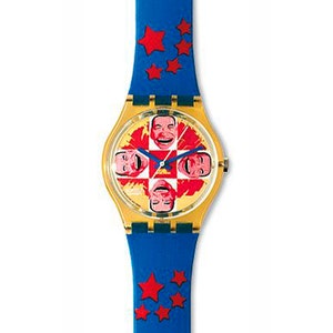 Swatch WILD LAUGH Jue Min Jun / Swatch Gent Artist Special (GJ117STD) - New Old Stock - with Original Box