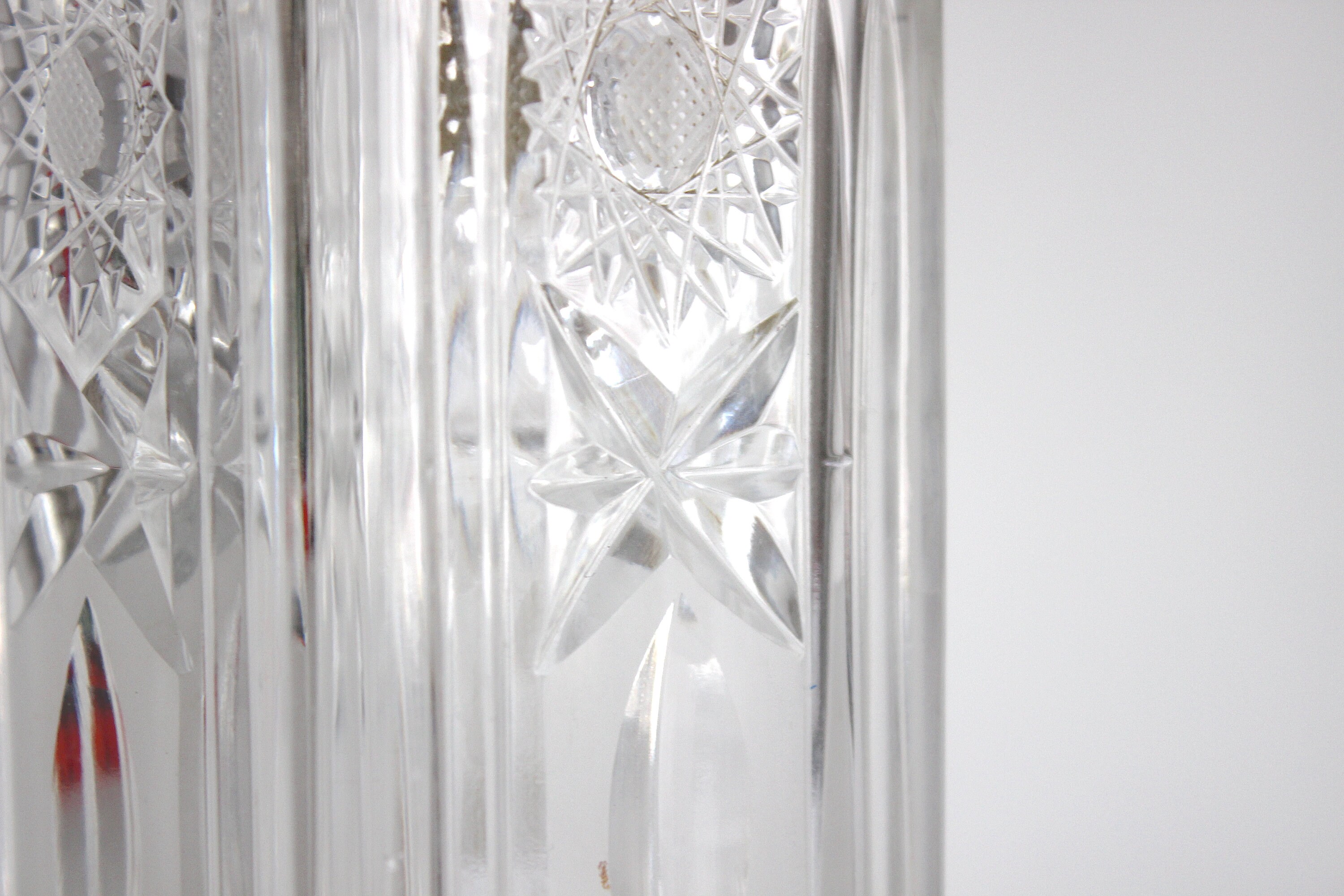 Vintage 1970s H.G. Echt Bleikristall Lead Crystal Vase From
