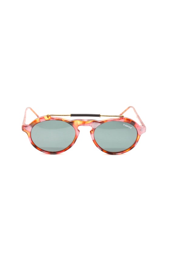 POLAROID aviator/gatsby acetate NEW VINTAGE sungl… - image 1