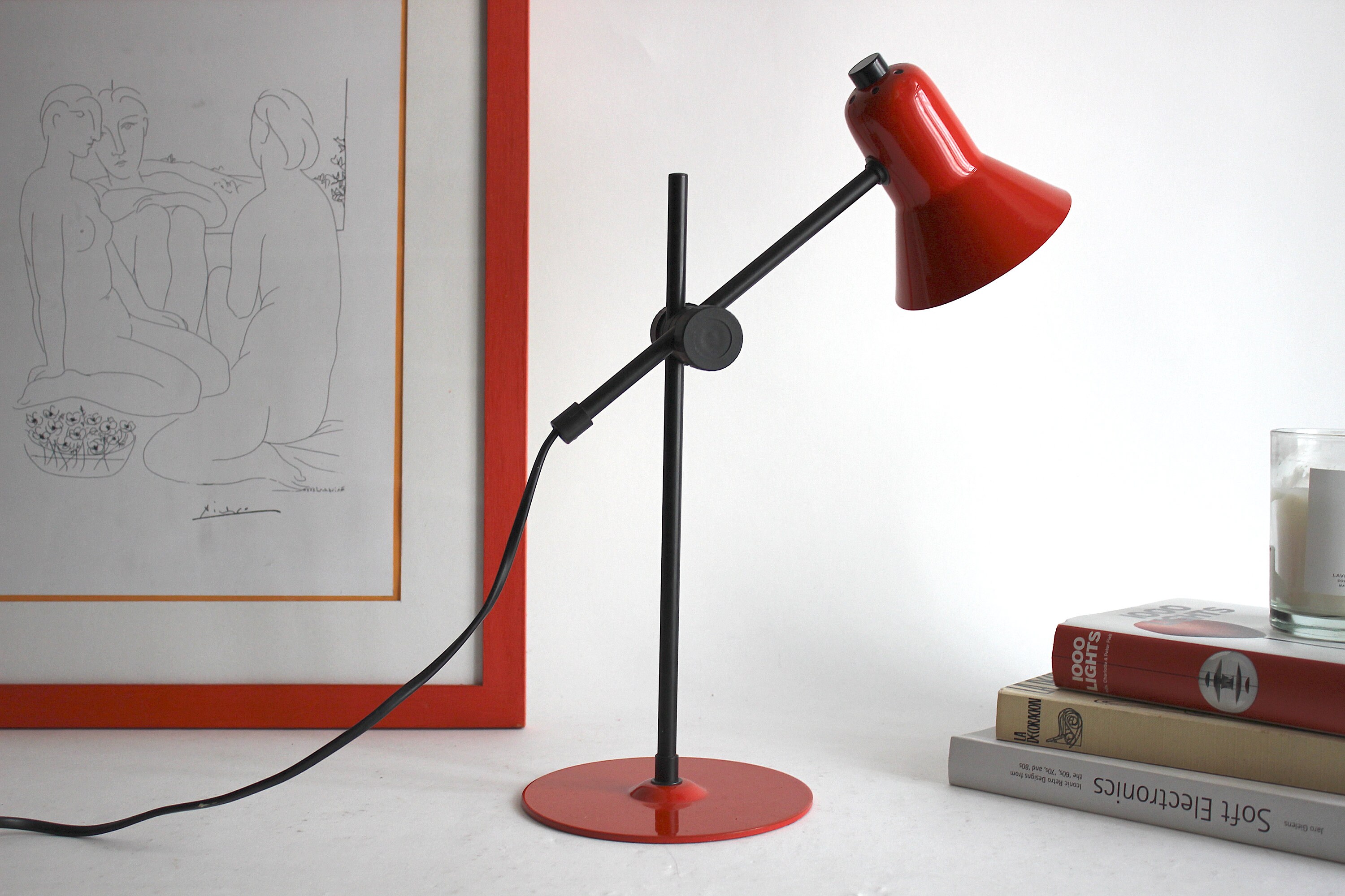 1970s Table Lamp From Veneta Lumi | EU Plug - Etsy