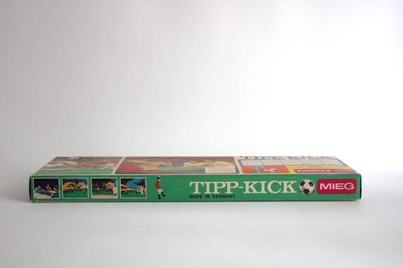 Vintage Tipp-kick Soccer Tabletop Game – Mieg Sport Spiel – 1970s