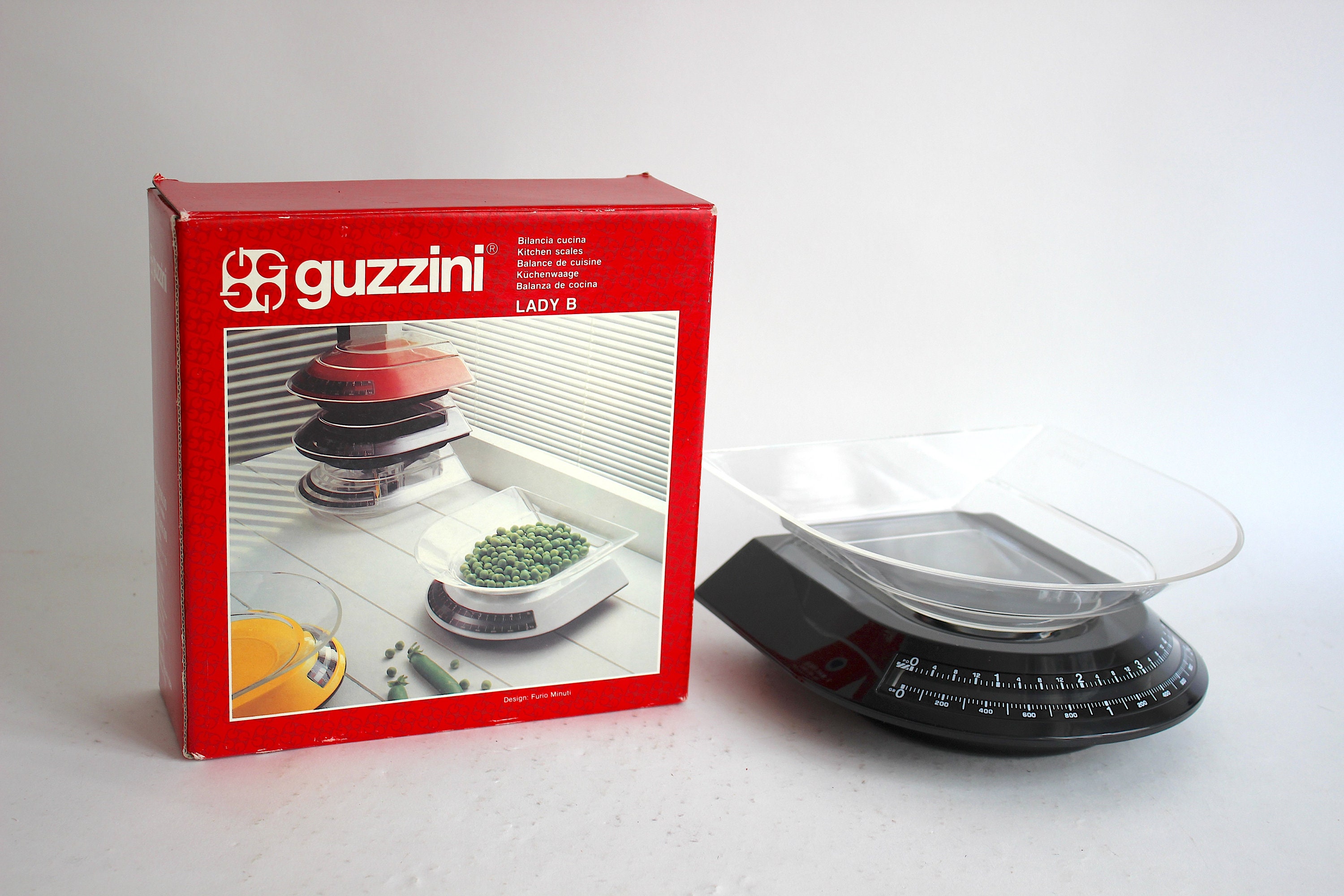 guzzini「Lady B」キッチンスケール Guzzini レディB キッチンスケールです。メンフィススタイル。フリオ