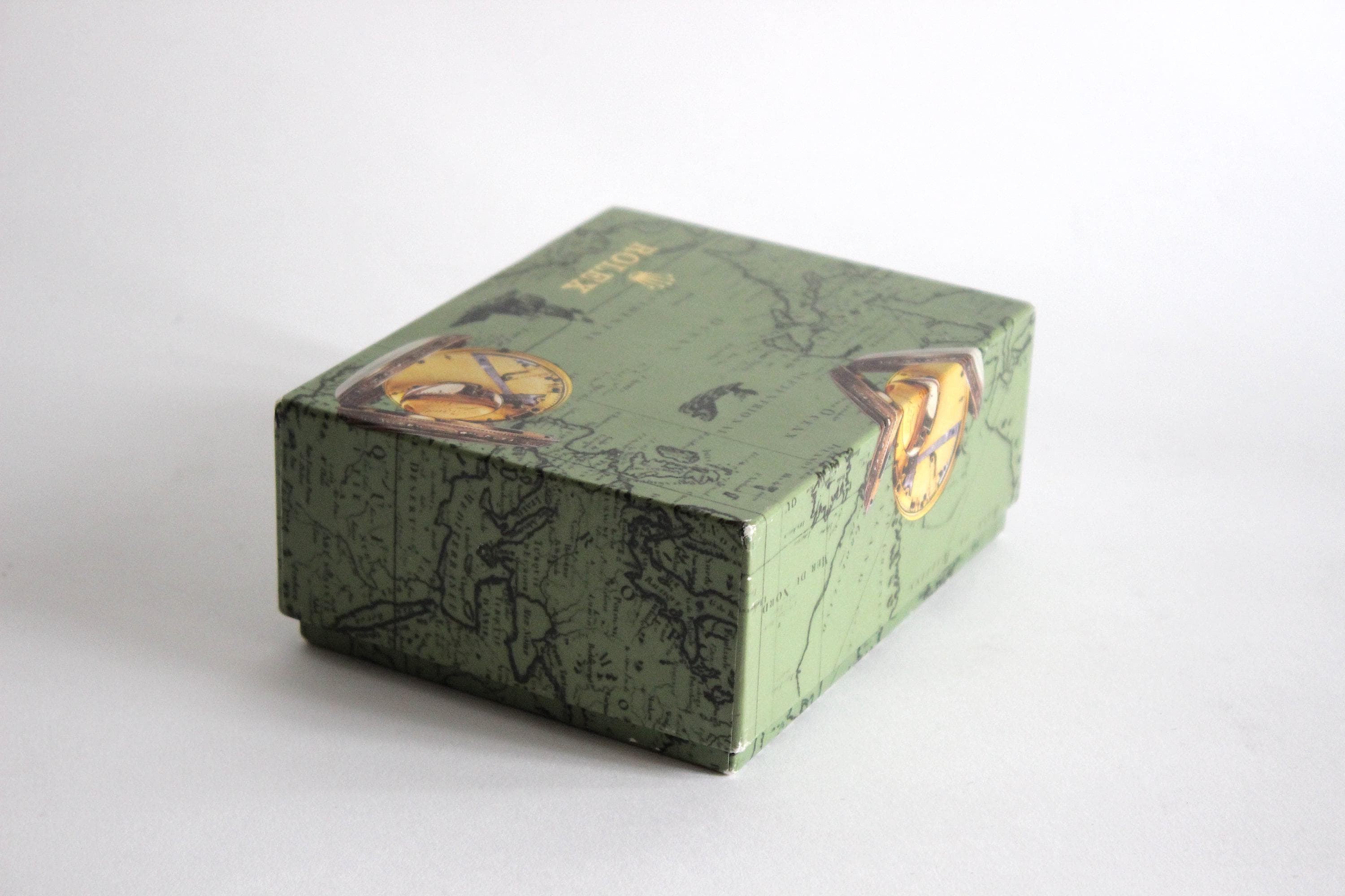 ROLEX ボックス　箱 Vintage Rolex Watch Box With Map Design – Original Packaging