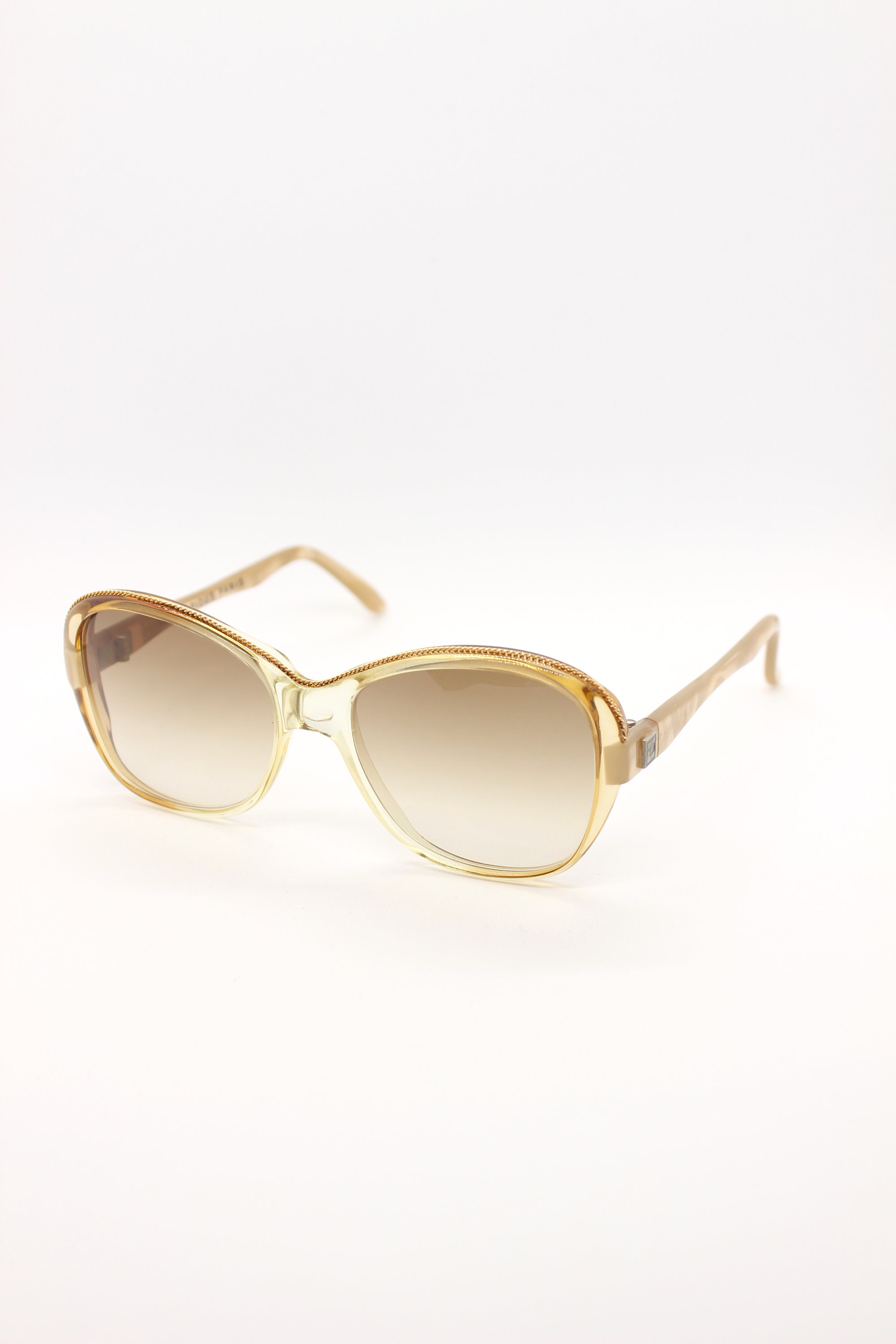 Vintage Ted Lapidus Paris Sunglasses Oversized 1970s Fames Made in France Iconic Vintage 1970 Brigitte Bardot Style Tortoiseshell Ted Lapidus  main image 4