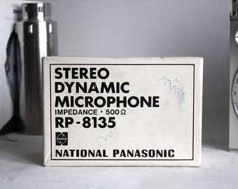 Vintage Panasonic RP-8135 Stereo Microphone. Japan 1985 - Etsy