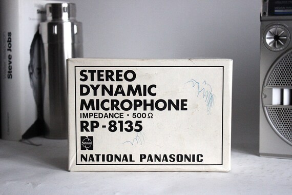 Vintage Panasonic RP-8135 Stereo Microphone. Japan 1985 - Etsy