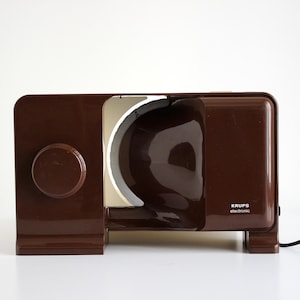 Vintage Krups Electronic Multi-purpose Slicer – 1970s Icon – Brown