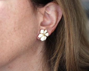 1960s Vintage Floral Earrings: Choice of Elegant Blossoms