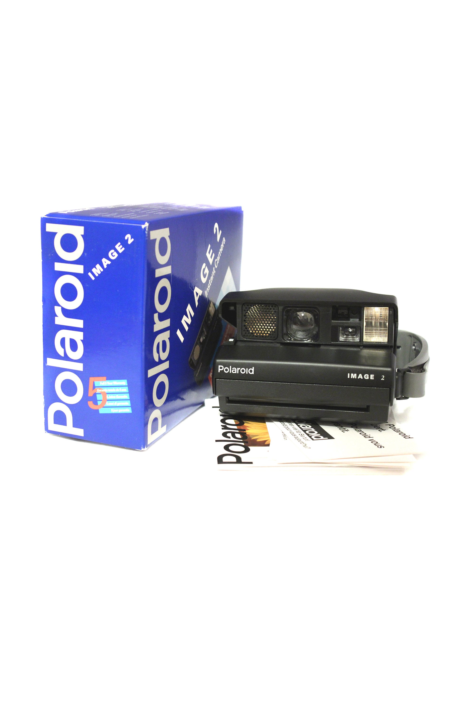 Appareil Photo Polaroid Image 2 - Argenté, Avec Boîte D'origine, Occasion